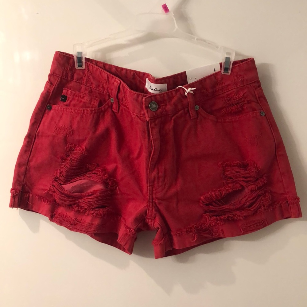 red and size large. This large did not fit me.